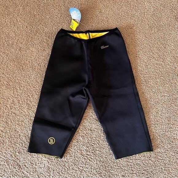 Hot Shapers Capri Length High Waist Sweat Pants - Picture 4 of 8